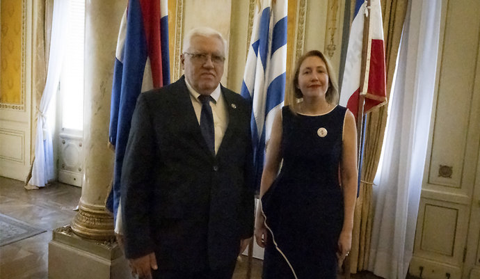 imagen de Reunión de la Presidenta de la AEU con el Presidente de la Suprema Corte de Justicia