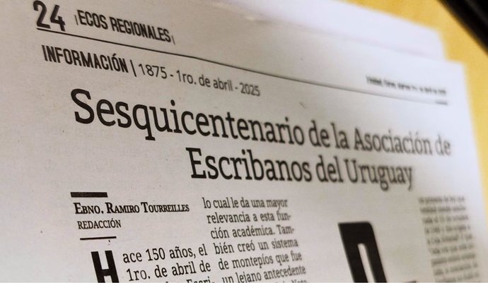 imagen de Artículo del Esc. Tourreilles en conmemoración de los 150 años de la AEU