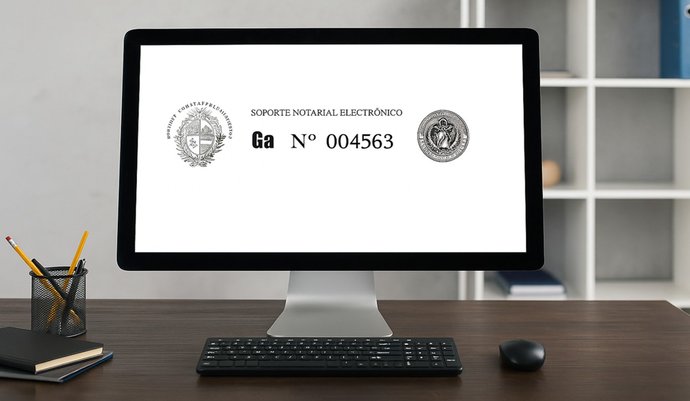 imagen de Soporte notarial electrónico: Reducción del 50% del precio base