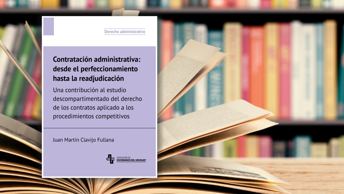 imagen de Novedad editorial: «Contratación administrativa: desde el perfeccionamiento hasta la readjudicación»