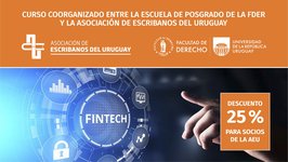 imagen de Curso AEU/Udelar para graduados: «Fintech: Derecho y regulación»