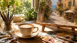 imagen de Café y pintura: Una experiencia vivencial y participativa
