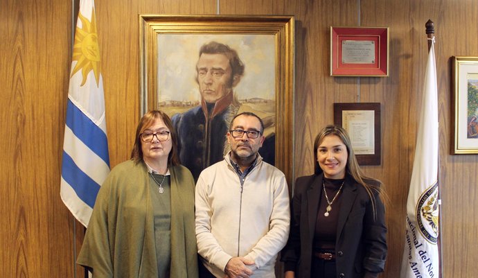 imagen de Reunión con el director de la Dirección Nacional de Catastro