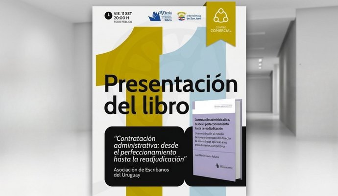 imagen de Filial San José: Presentación del libro «Contratación administrativa» en Feria del Libro