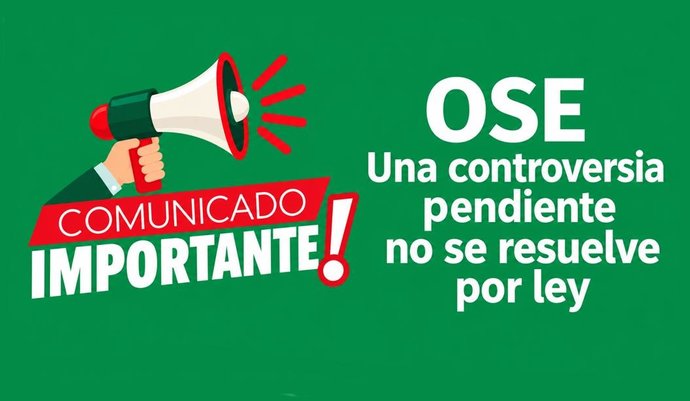 imagen de OSE: El Parlamento aprobó la disposición cuestionada por la AEU, pero el reclamo continúa